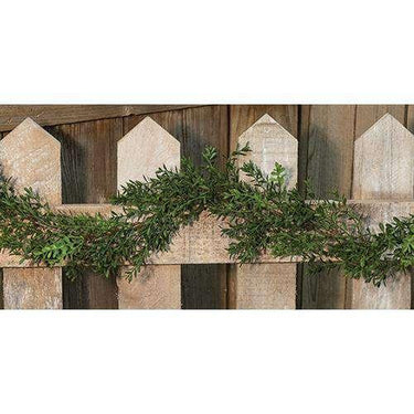 New England Boxwood Garland, 6ft - The Fox Decor